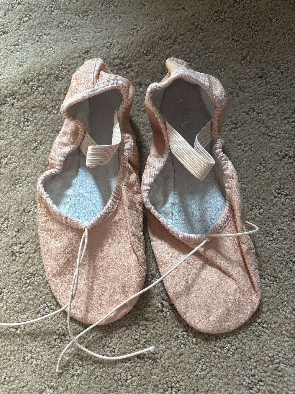 Bloch Leather Ballet Slippers in Pale Pink